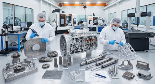 Industriell rengöring av delar och komponenter Aerospace - flygindustrin
